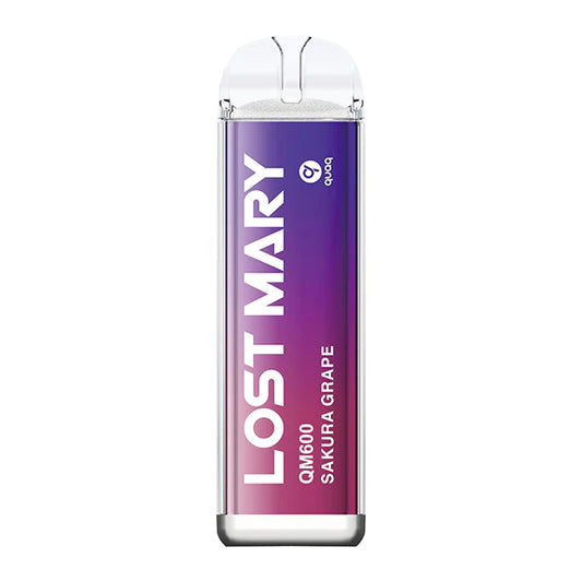 Sakura Grape - Lost Mary QM600 Disposable Vape - Lost Mary - Disposable Vaporiser - Rolling Refills