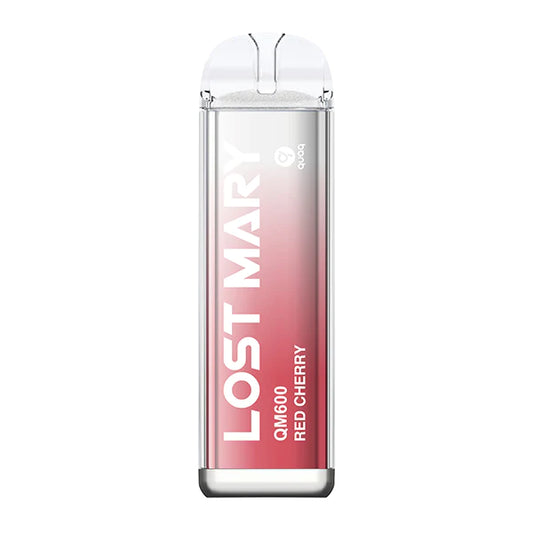 Red Cherry - Lost Mary QM600 Disposable Vape - Lost Mary - Disposable Vaporiser - Rolling Refills