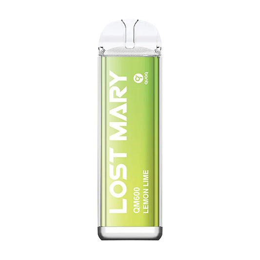 Lemon Lime - Lost Mary QM600 Disposable Vape - Lost Mary - Disposable Vaporiser - Rolling Refills