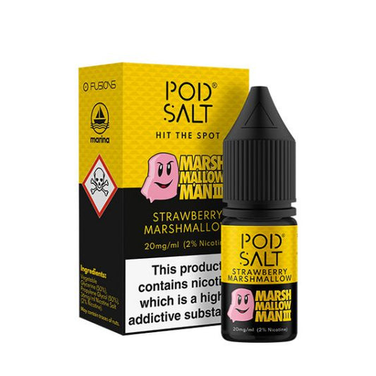 Marina Marshmallow Man - Pod Salts - Fusions - 10ml - Pod Salts - E-Liquid - Rolling Refills