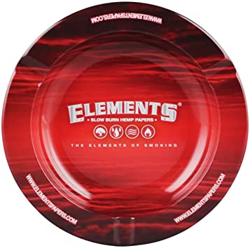 Elements Metal Ash Tray - Red - Elements - Ash Tray - Rolling Refills