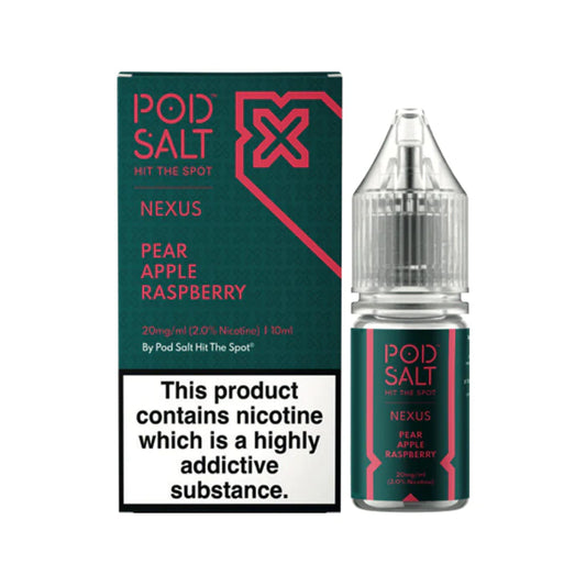 Pear Apple Raspberry - Pod Salts - Nexus - 10ml - Pod Salts - E-Liquid - Rolling Refills