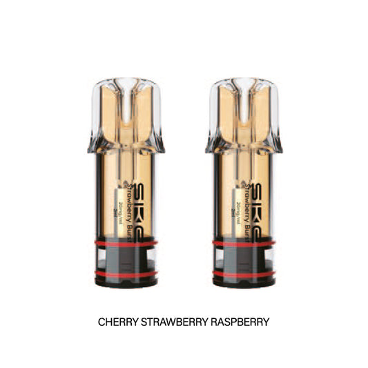 Cherry Strawberry Raspberry - SKE Crystal Plus - 2ml Prefilled Pods (2x Pods) - SKE - Crystal Plus Pod - Rolling Refills
