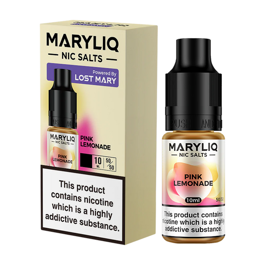 Maryliq - The Official Lost Mary Nic Salt 10ml - Pink Lemonade - Lost Mary - E-Liquid - Rolling Refills