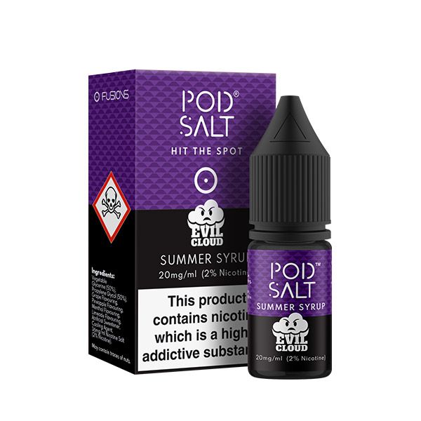 Summer Syrup - Pod Salts - Fusions - 10ml - Pod Salts - E-Liquid - Rolling Refills