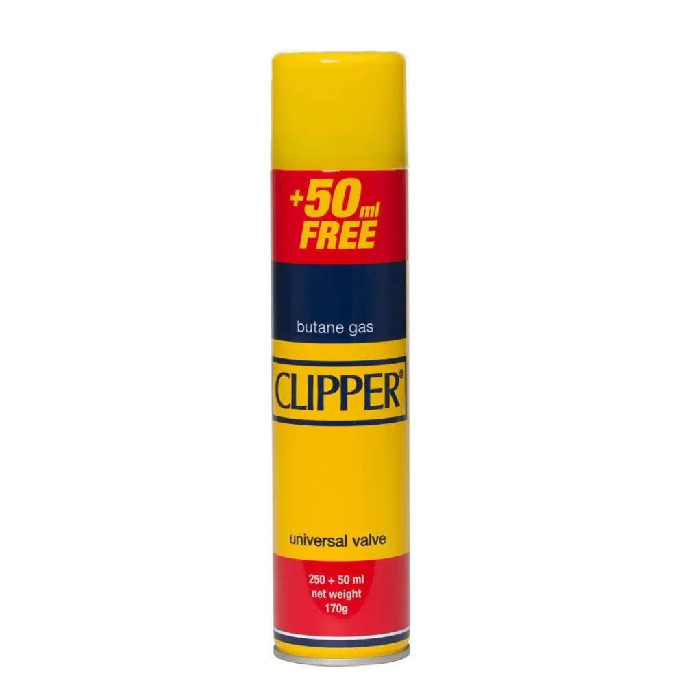 Clipper Butane Gas - Lighter Fluid - 300ml - Clipper - Lighter Gas - Rolling Refills
