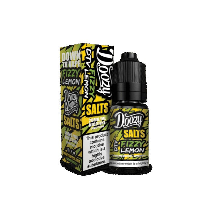 Fizzy Lemon - Doozy Salts 10ml Nicotine Salt - Doozy Vape Co - E-Liquid - Rolling Refills
