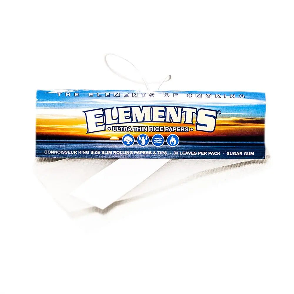 Elements Connoisseur King Size Rolling Papers + Tips - Elements - Rolling Papers - Rolling Refills