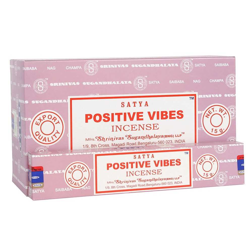 Satya Incense Sticks - Positive Vibes - Satya Sai Baba - Incense - Rolling Refills