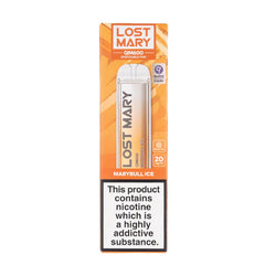 Marybull Ice - Lost Mary QM600 Disposable Vape - Lost Mary - Disposable Vaporiser - Rolling Refills