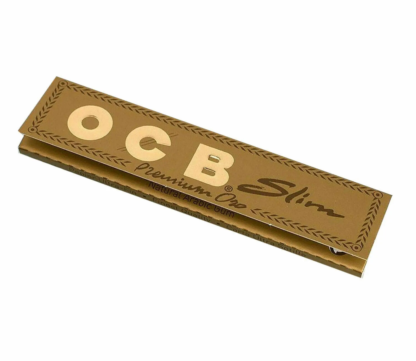 OCB Slim Premium Oro Paper King Size Gold