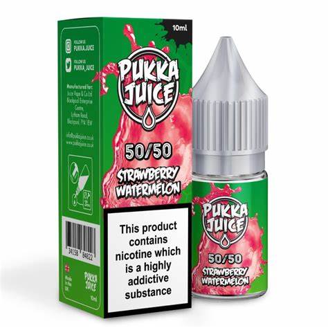 Strawberry Watermelon - Pukka Juice 50/50 E-Liquid - Pukka Juice - E-Liquid - Rolling Refills