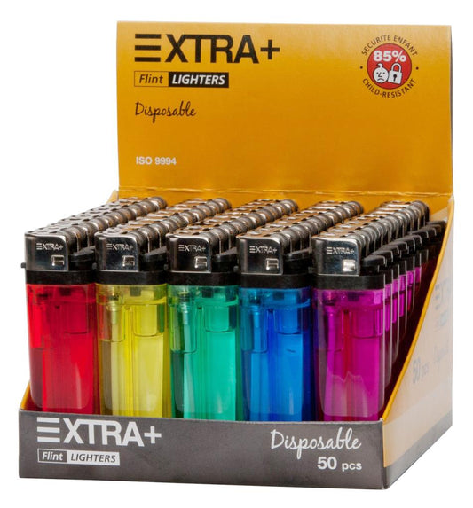 Extra + flint disposable lighters - Rolling Refills -  - Rolling Refills