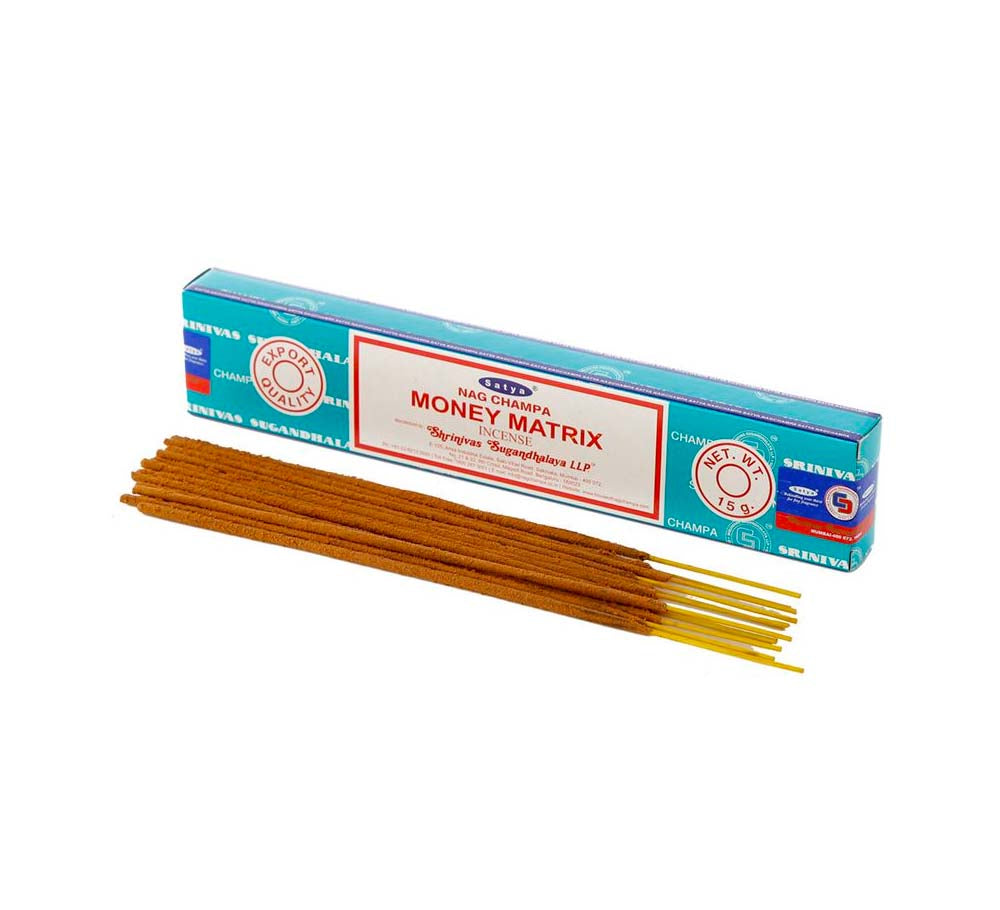 Satya Incense Sticks - Money Matrix - Satya Sai Baba - Incense - Rolling Refills