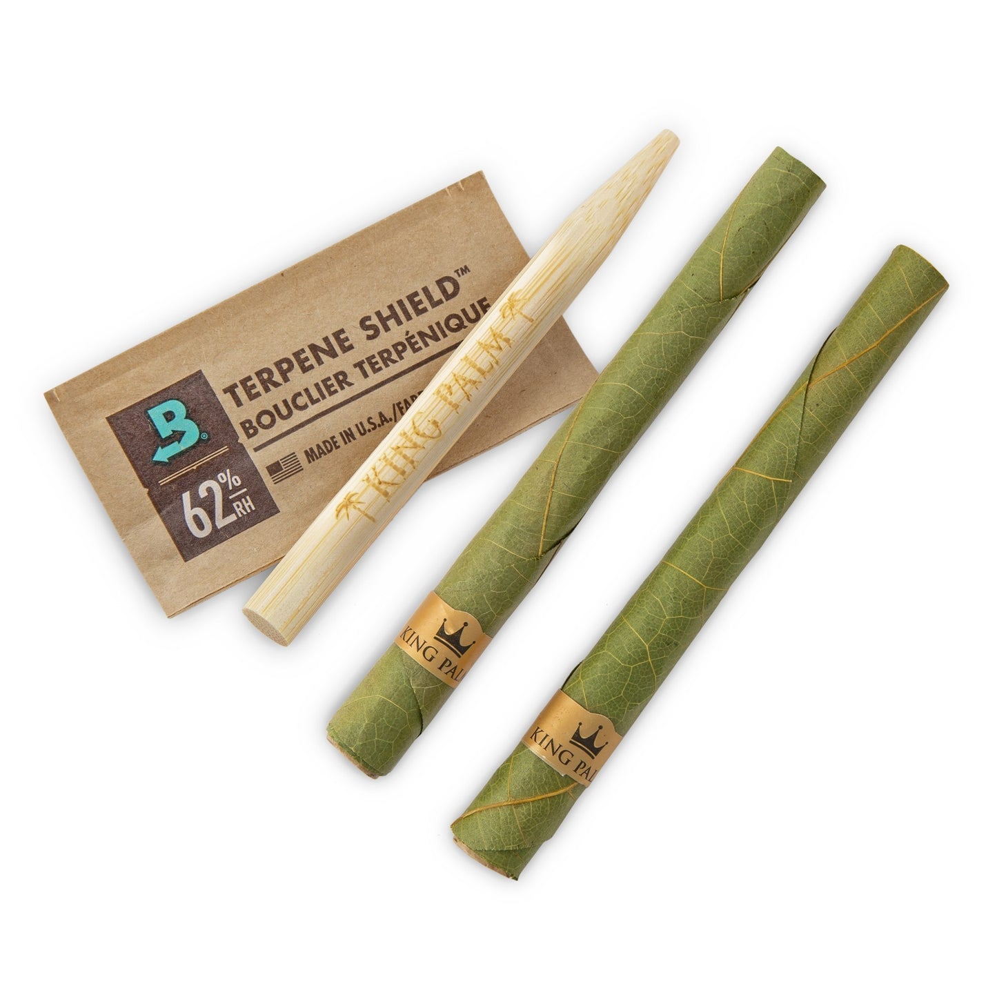 King Palm Real Leaf Rolls - Berry Terps - 2 Pack - King Palm - Blunt Wrap - Rolling Refills
