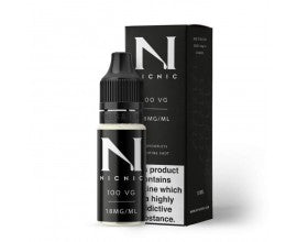 NicNic - 100% VG - 10ml Single Nicotine Shots - NicNic E Liquid - E-Liquid - Rolling Refills
