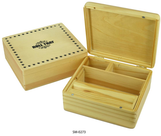 Wooden Rolling Boxes - Large Size - Rolling Refills - Storage Tubs - Rolling Refills