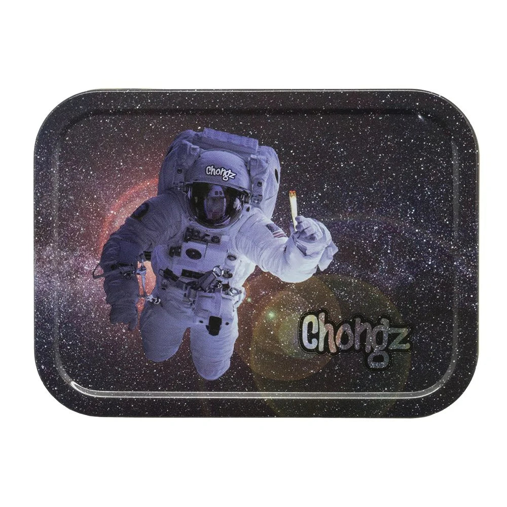 Chongz Metal Tobacco Tin - Astronaut - Chongz - Smoking Accessories - Rolling Refills